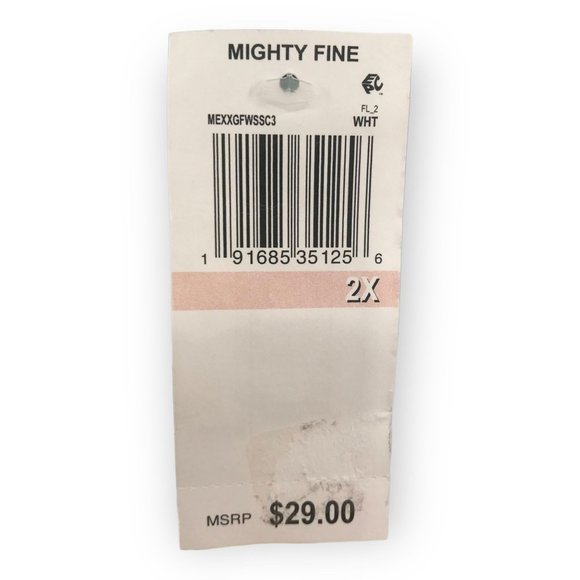 Mighty Fine Women's Plus Size 2X White Christmas Tree Holiday Lights Top NWT - Picture 3 of 4